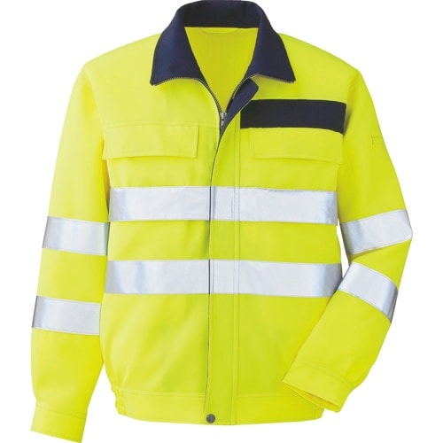 ミドリ安全 春夏 高視認ブルゾン イエロー 3L