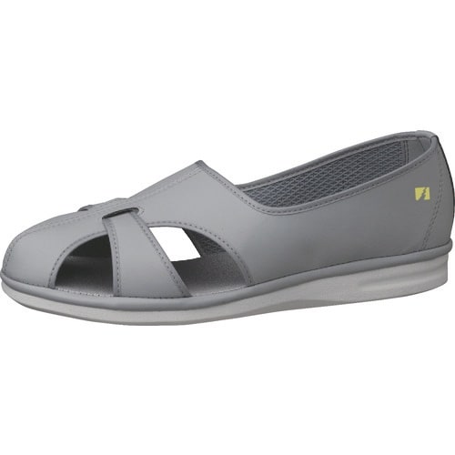 ミドリ安全 静電作業靴 PS−01S グレイ 21