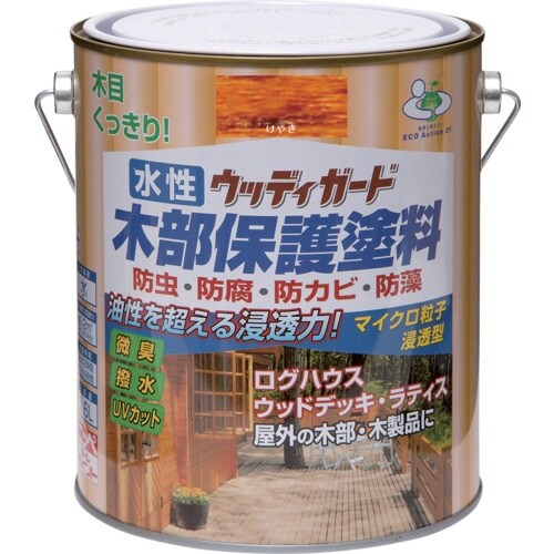 ニッぺ 水性ウッディガード 1.6L けやき HW