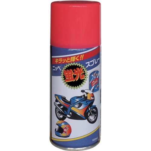 ニッぺ 蛍光スプレー 180ml ピンク HWQ0