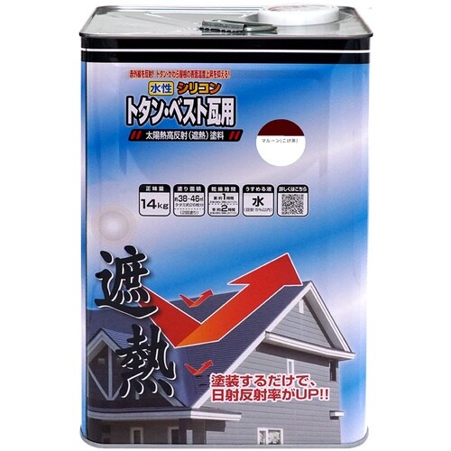 ニッぺ 水性シリコントタン・ベスト瓦用遮熱塗料 1