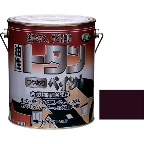 ニッぺ トタンつやありペイント 2kg コーヒーブ