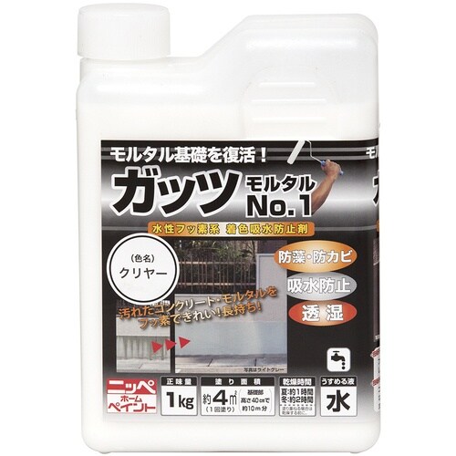 ニッぺ ガッツ モルタルNO.1 1kg クリヤー