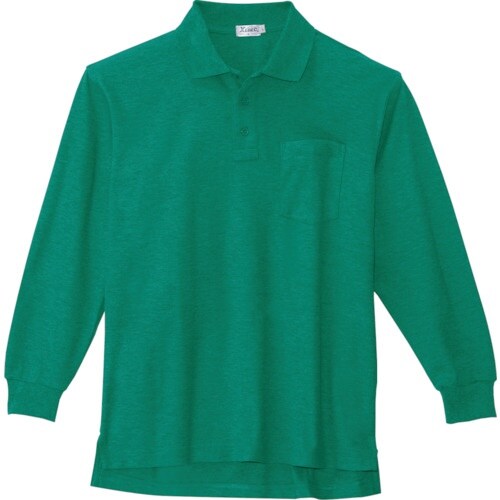 XEBEC 長袖ポロシャツ6175−66−L エメ