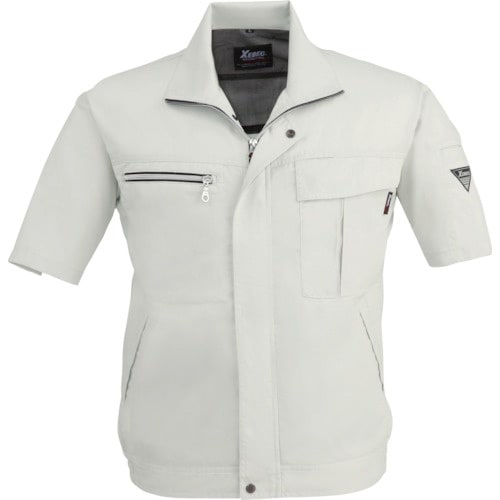 XEBEC 半袖ブルゾン1251−22−M シルバ