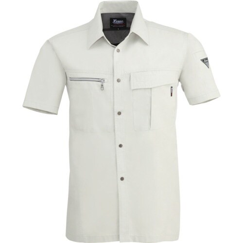 XEBEC 半袖シャツ1252−22−3L シルバ