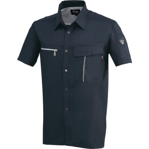 XEBEC 半袖シャツ1252−91−3L ストー