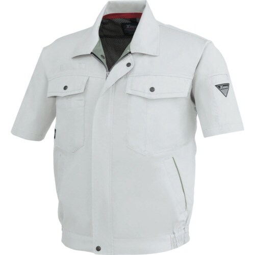 XEBEC 半袖ブルゾン1271−20−4L グレ