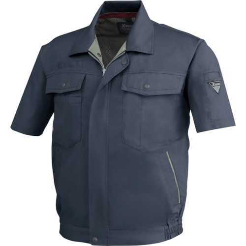 XEBEC 半袖ブルゾン1271−25−S チャコ