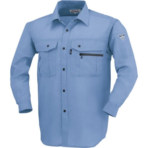 XEBEC 長袖シャツ1343−40−S ブルー