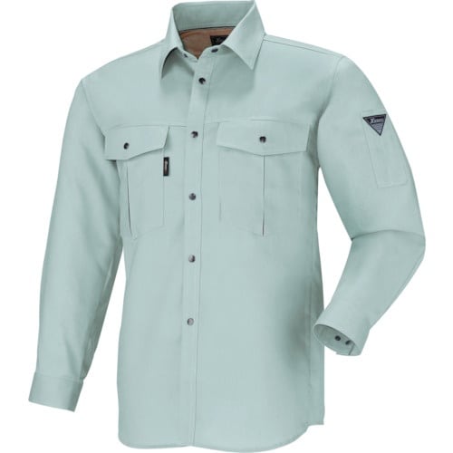 XEBEC 長袖シャツ1353−60−L グリーン