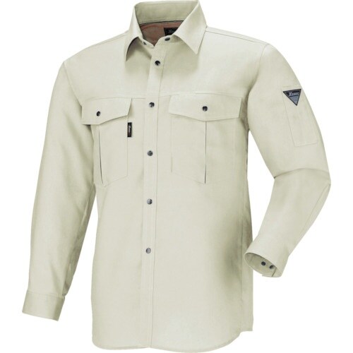 XEBEC 長袖シャツ1353−61−S モスグリ