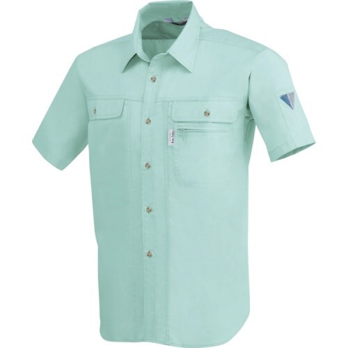 XEBEC 半袖シャツ1442−60−S グリーン