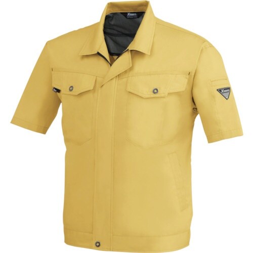 XEBEC 半袖ブルゾン1491−81−L キャメ