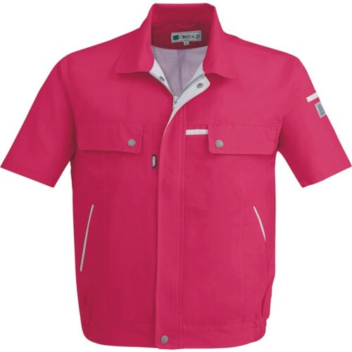 XEBEC 半袖ブルゾン1551−77−S チェリ