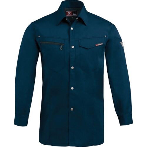 XEBEC 長袖シャツ1633−19−5L ディー