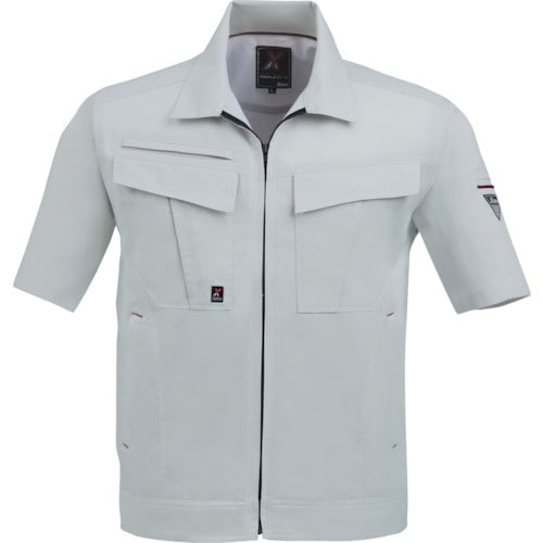 XEBEC 半袖ブルゾン1651−22−L シルバ