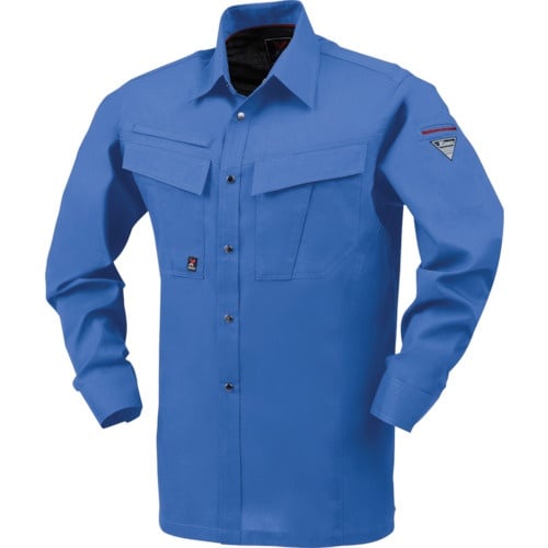 XEBEC 長袖シャツ1653−40−L ブルー