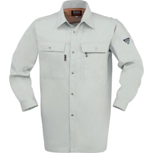 XEBEC 長袖シャツ2093−61−L モスグリ