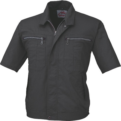 XEBEC 半袖ブルゾン8891−90−LL クロ