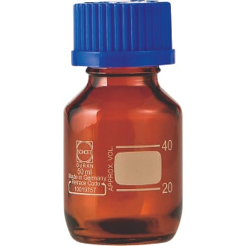 AS ねじ口びん茶褐色50ml GL−32A