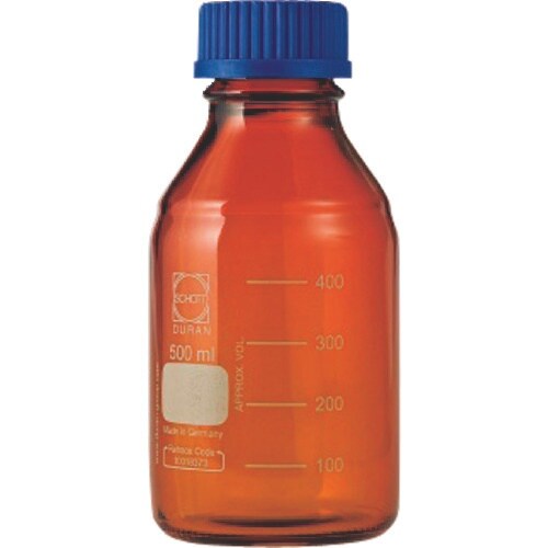 AS ねじ口びん茶褐色500ml GL−45A