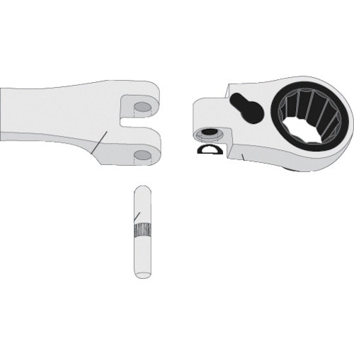 TONE 超ロング首振ラチェットめがねレンチ用リペ