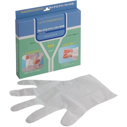 TGK Fineファインポリ手袋 L 乳白 (10