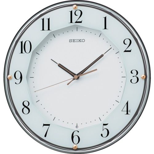 SEIKO 電波掛時計 直径330×49 P枠 茶