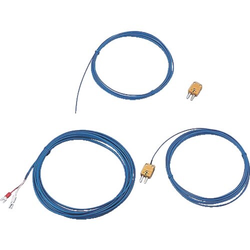 AS 被覆熱電対DKーK−BL−5m−Y端子