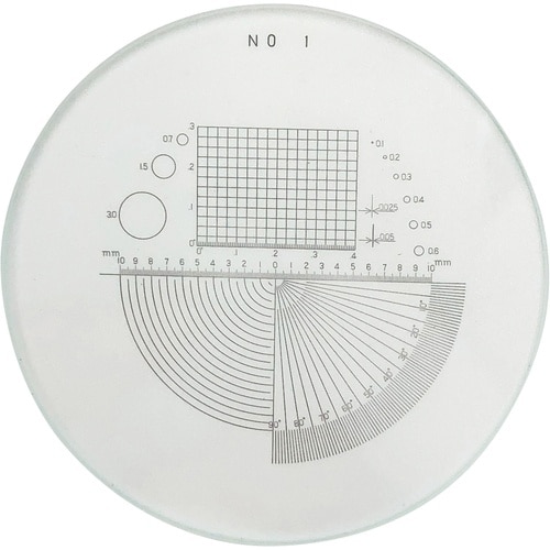 AS スケールルーペ目盛板10×用 PS−1
