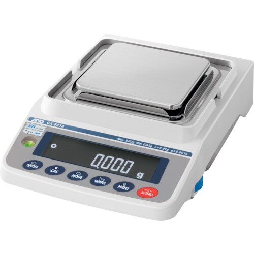 A&D 汎用電子天びん 内蔵分銅付き 620g/0
