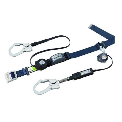 Wフック巻取+巻取 紺