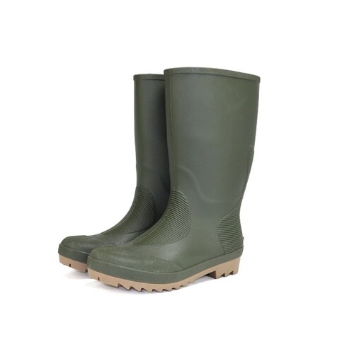 HM9037 紳士ラバーブーツ カーキ3L
