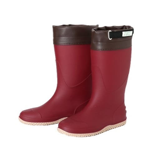 FU5004 農林女子長靴 M ワイン
