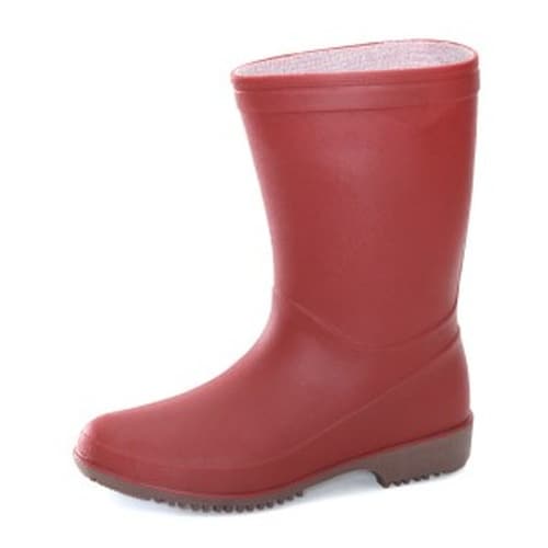 婦人ラバーブーツ L ワイン
