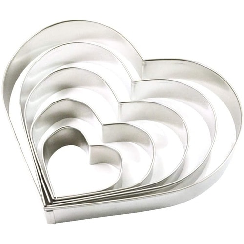 ハート抜型 5個セット