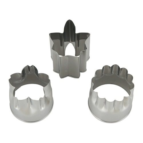 野菜抜き型 花3個組