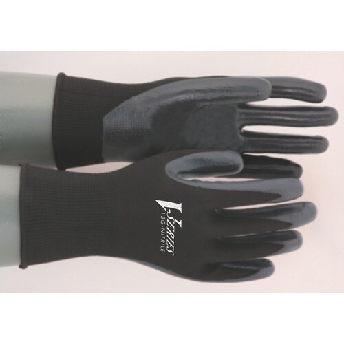 ニトリル背抜き手袋