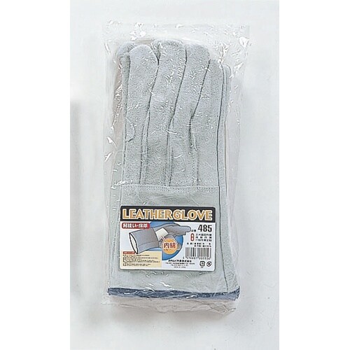 内綿床溶接5本指革手袋