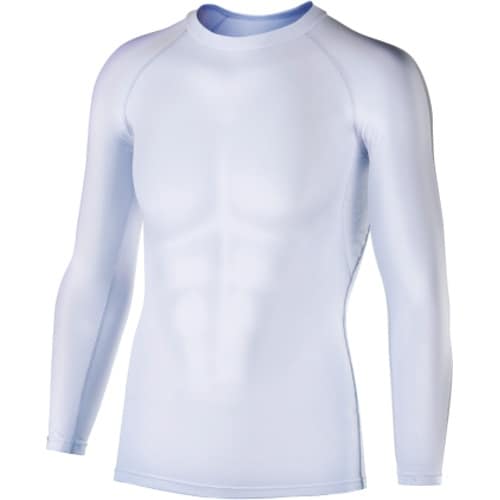 白 LL ストレッチ 半袖Vネック