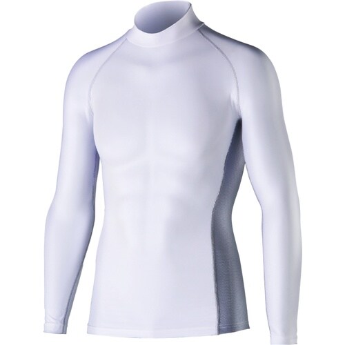 ストレッチ 長袖ハイネック