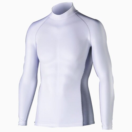 ストレッチ 長袖ハイネック