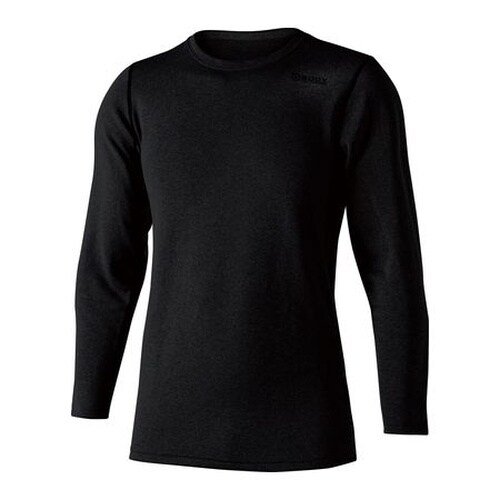 JW−180 ロングクルーネック S ブラック