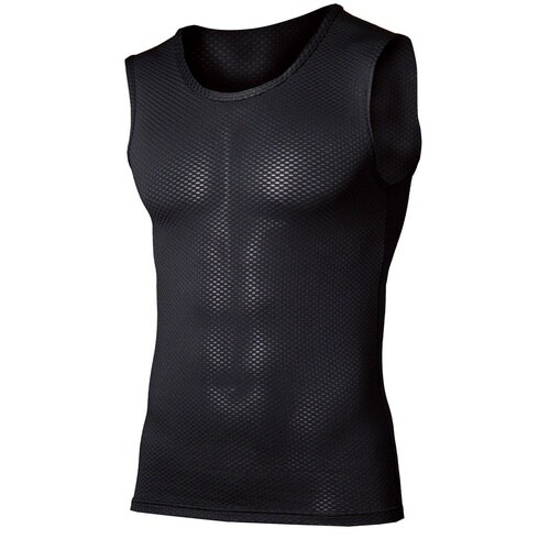 ノースリーブラウンドネックシャツ