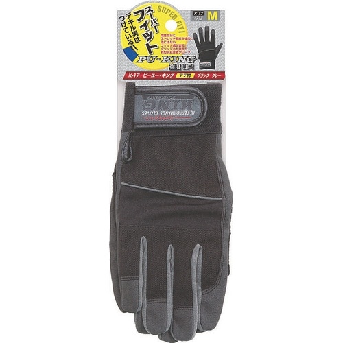 K−17 ブラックグレー L PU−KING