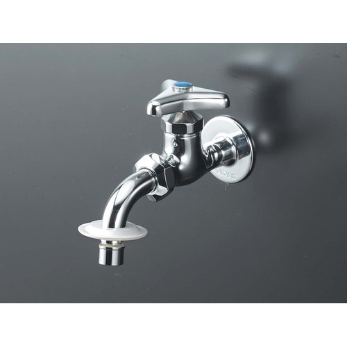 寒吐水回転給水栓ツバN付