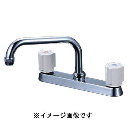 寒2ハンドル混合栓 204mm