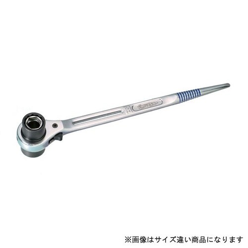 4サイズラチェットレンチ スライド穴付