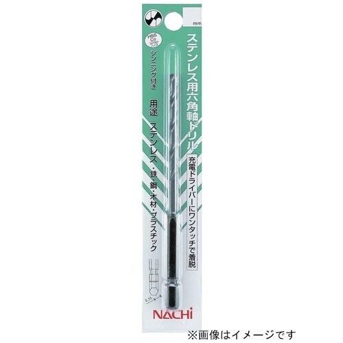 ステン用六角軸ドリル